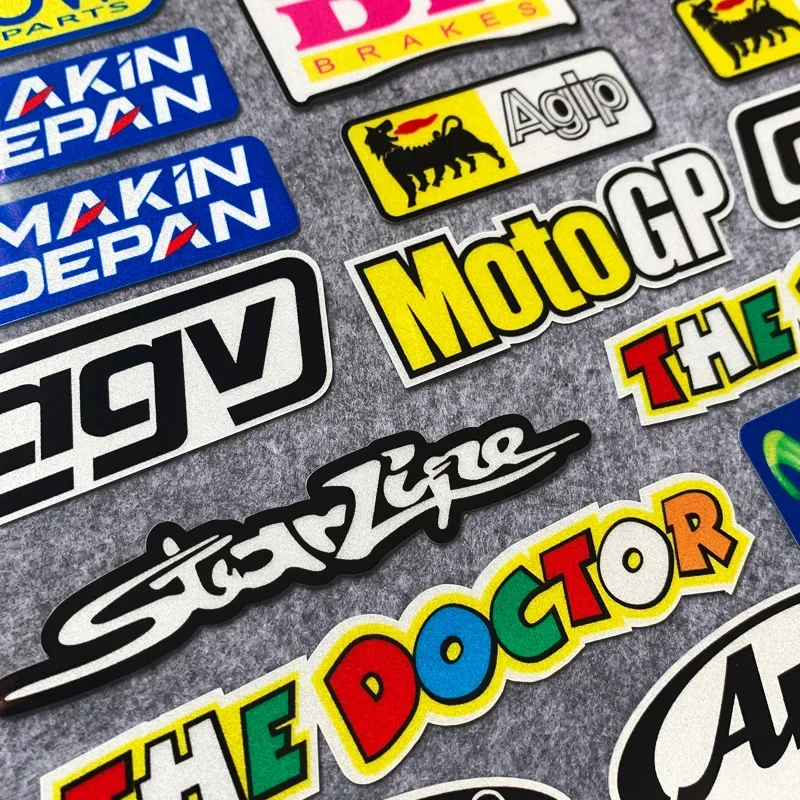 Reflective stickers Decals Motorcycle accessories For HONDA SUZUKI KAWASAKI BAJAJ