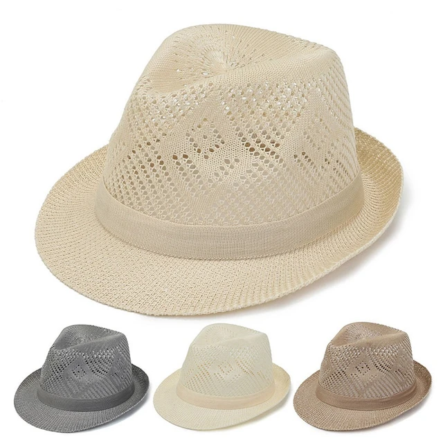 Mens Straw Hats Sun Protection, Men Straw Hats Summer