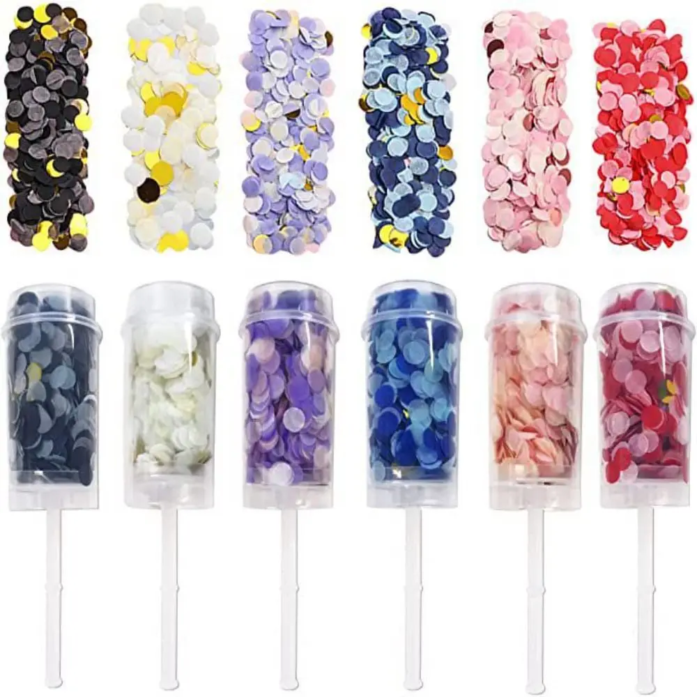 Vibrant Celebration Confetti Push Popper