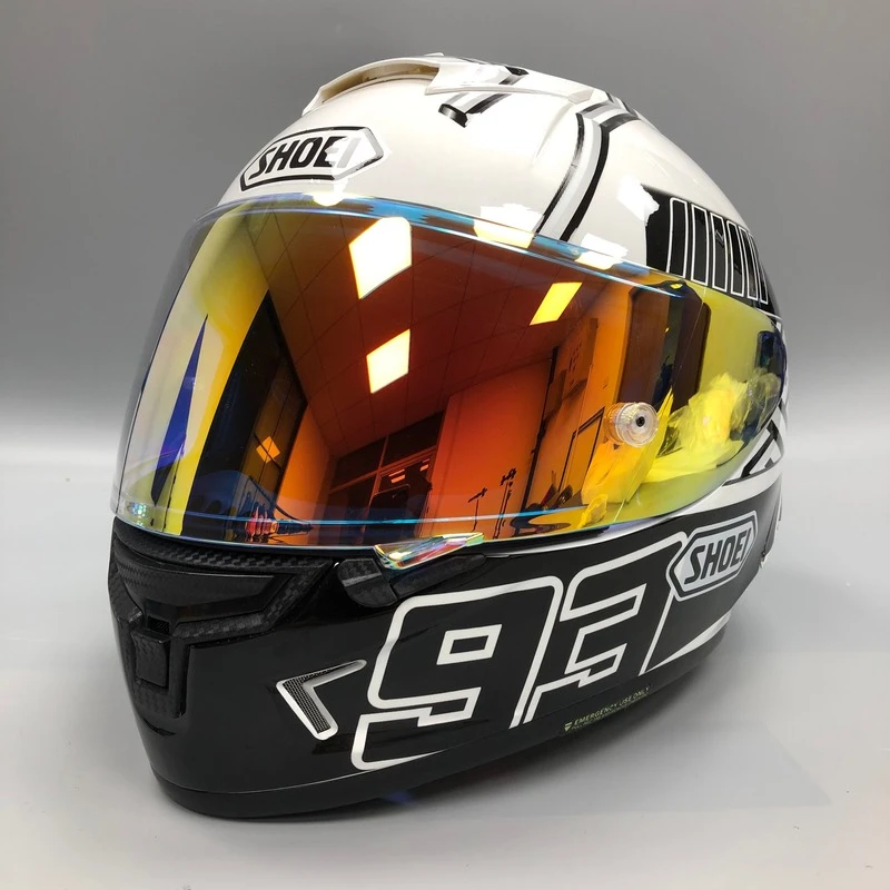 X14 X-Fourteen Marquez 4 TC6 Black White Ant Helmet Full Face Motorcycle Helmet Riding Motocross Racing Motobike Helmet safety gear