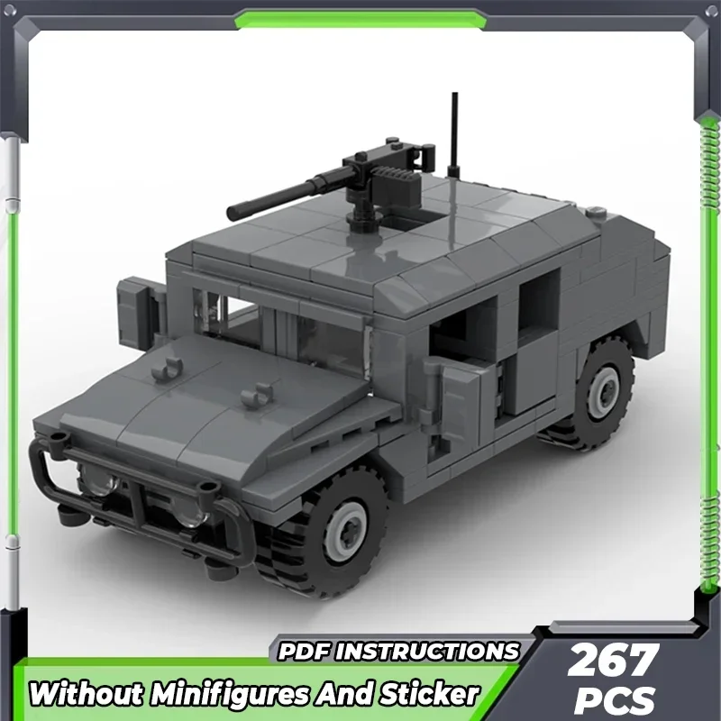 

Moc Building Bricks Military Truck Model HMMWV M1025 Vehicle Technology Modular Blocks Gifts Christmas Toys DIY Sets Assembly