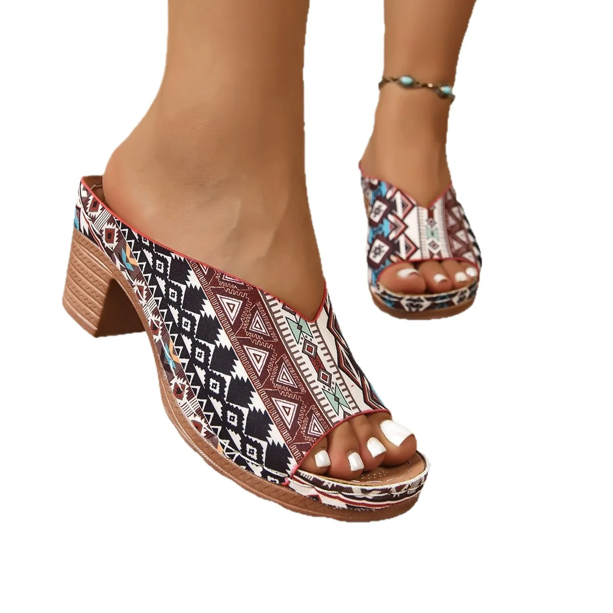 Women Shoes Fashion Sandals Wedge Women Shoe Open Toe Slide Women's Sandals Beach Footwear Female Slippers Zapatos De Mujer