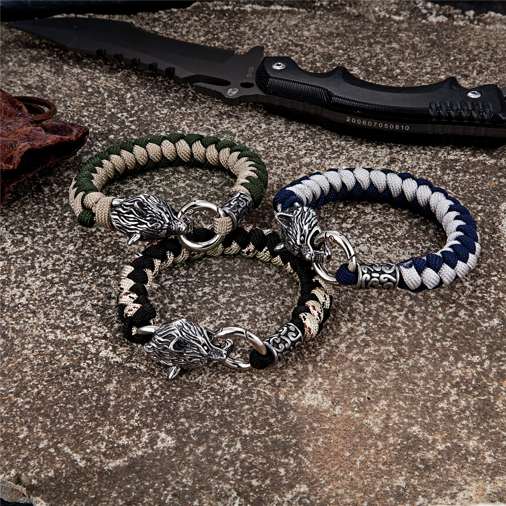 Accessoire Nordique Style Antique Paracordcraft: Bracelets De