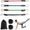 Elastic Resistance Band Suit, Ankle Straps, Gym Equipment, Home Legs Fitness, Workout Sport Equipment, High Quality, 7Pcs