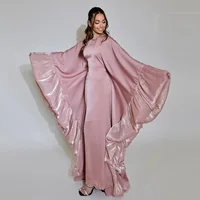 Muslim Women Arabic Dubai Abaya Long Dress Modest Ramadan Robe Kaftan Femme Islam Clothing Eid Djellaba Kebaya Caftan Marocain