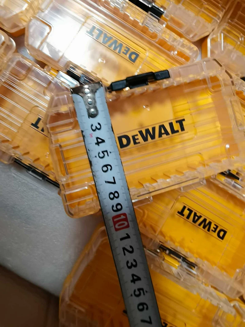 Dewalt Bohrer Teile Aufbewahrung sbox Bit halter Schall wand Elektro werkzeuge Zubehör stapelbar Tough Case Batch Kopf Teiler Regal – Detail 13