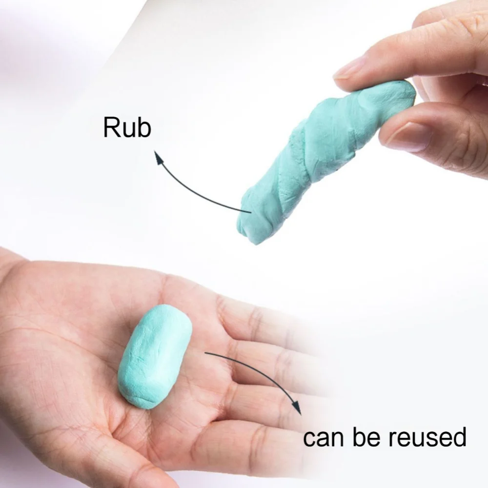 Multifunctional Fixed Glue Clay Paste Adhesive Tacky Reusable Nail Wall Safe Sticky Tack Picture Hangers Fasteners Display Clay 6