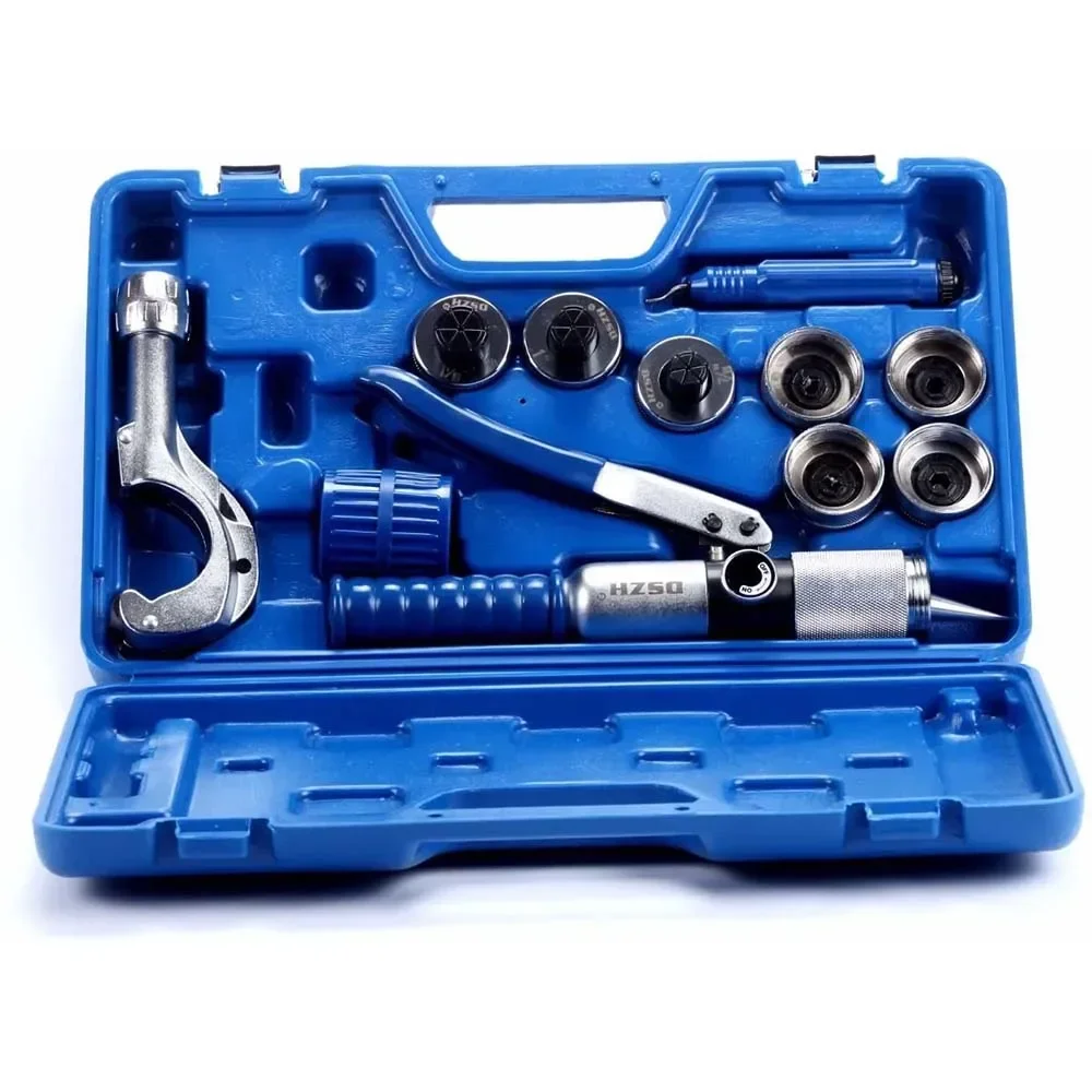 

Pipe Flaring Tool CT-300A Hydraulic Tube Expander Tubing Expanding Tool 10-28mm Universal with Case for Copper Aluminum Pipes