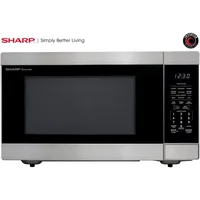 Microwave Oven with Removable 16.5" Turntable, Cubic Feet, 1200W Countertop Microwave, 2.2 Cubic Feet, Stainless Steel 2