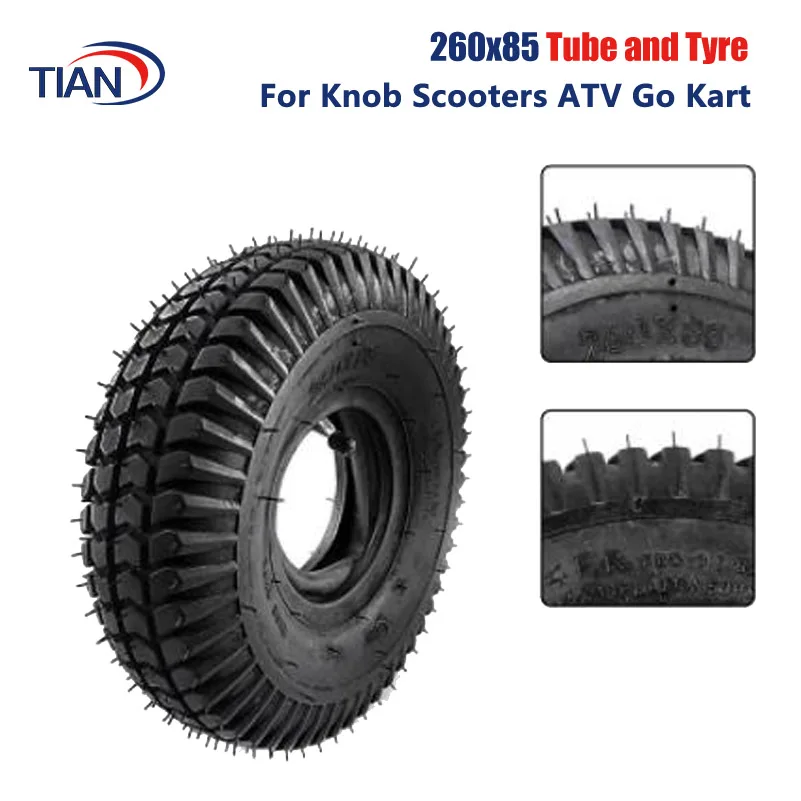 Tube Motor Tire Knobby Scooter Tires 3.004 Inner Tube