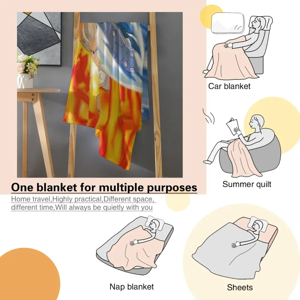 Anime Cartoon Inazuma Eleven  Blanket Soft Throw Blanket for Home Bedroom Bed Sofa Travel Office Cover Blanket Kids 3D Quilt