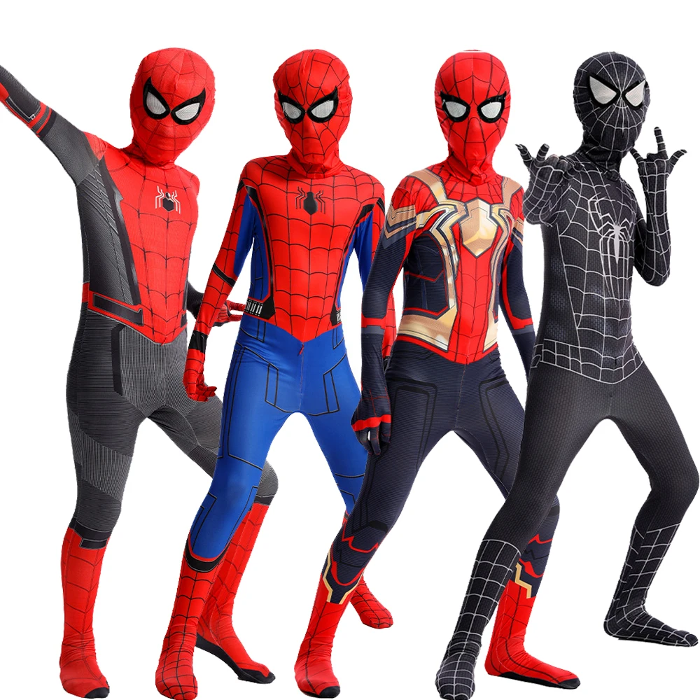 Role Playing Costume Cosplay Costumes Cosplay Costume Adults Spiderman Cosplay Costume Zentai Superhero Jumpsuits Performance Bodysuit with Headgear
