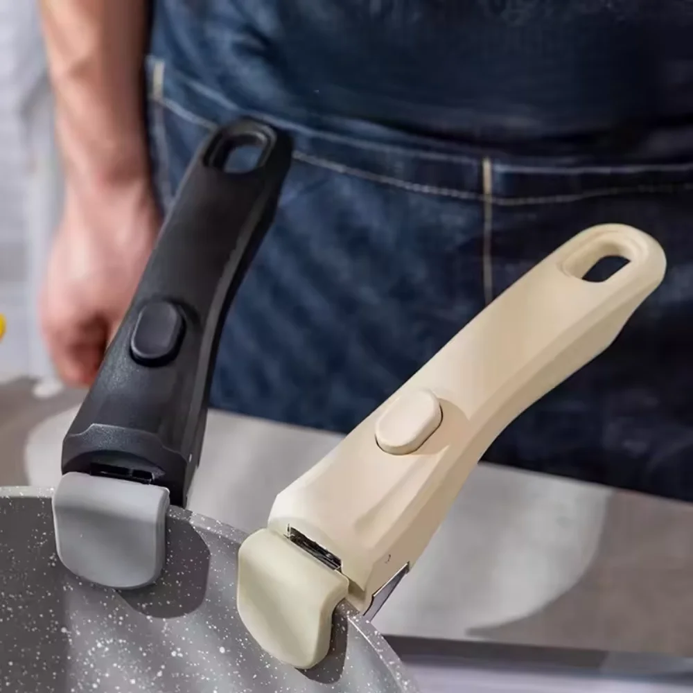 Universal Pot Handle Removable Handle Suitable for All Cookware Grip Anti-hot Pot Gripper Removable Pot Handle Replacement