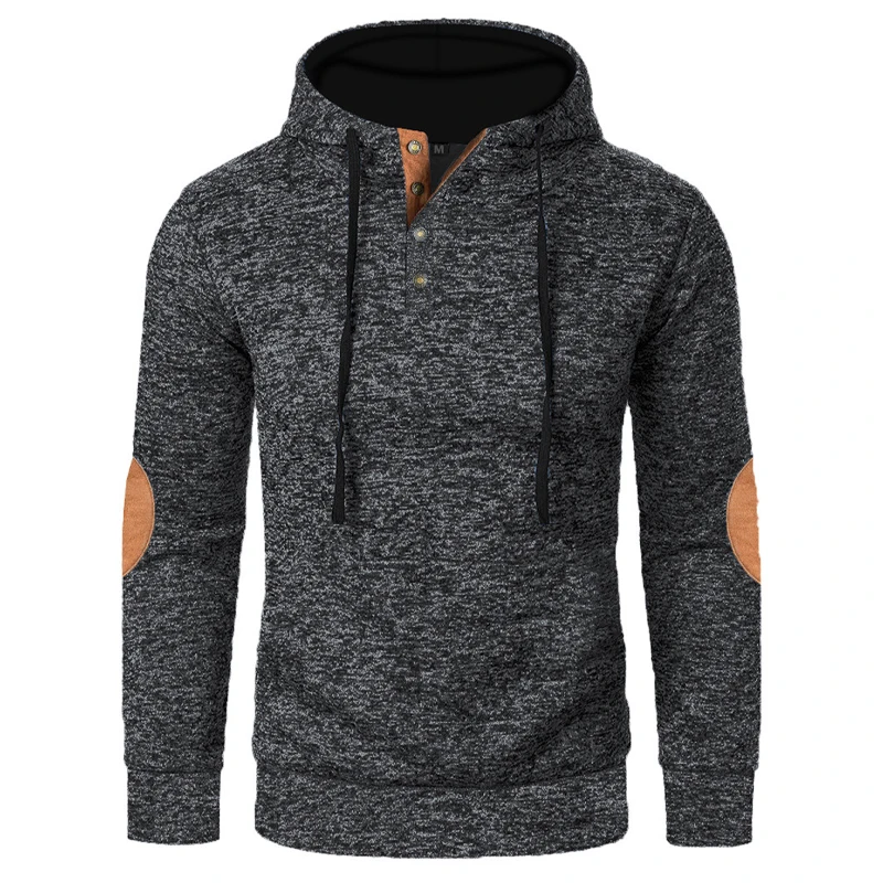 Animal Game Outdoor Men's Casual Hoodies Button Sport Jackets Men's Sweatshirts Solid Warm Work Coat Sport Hoodie Streetwear