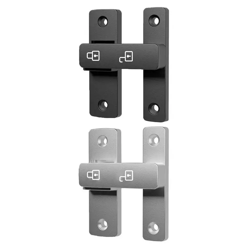 Barn Door Lock Gate Latches for Sliding Doors Heavy Duty 180 Degree Shed Closets Window Door Latch Plug Baby Safety Latch
