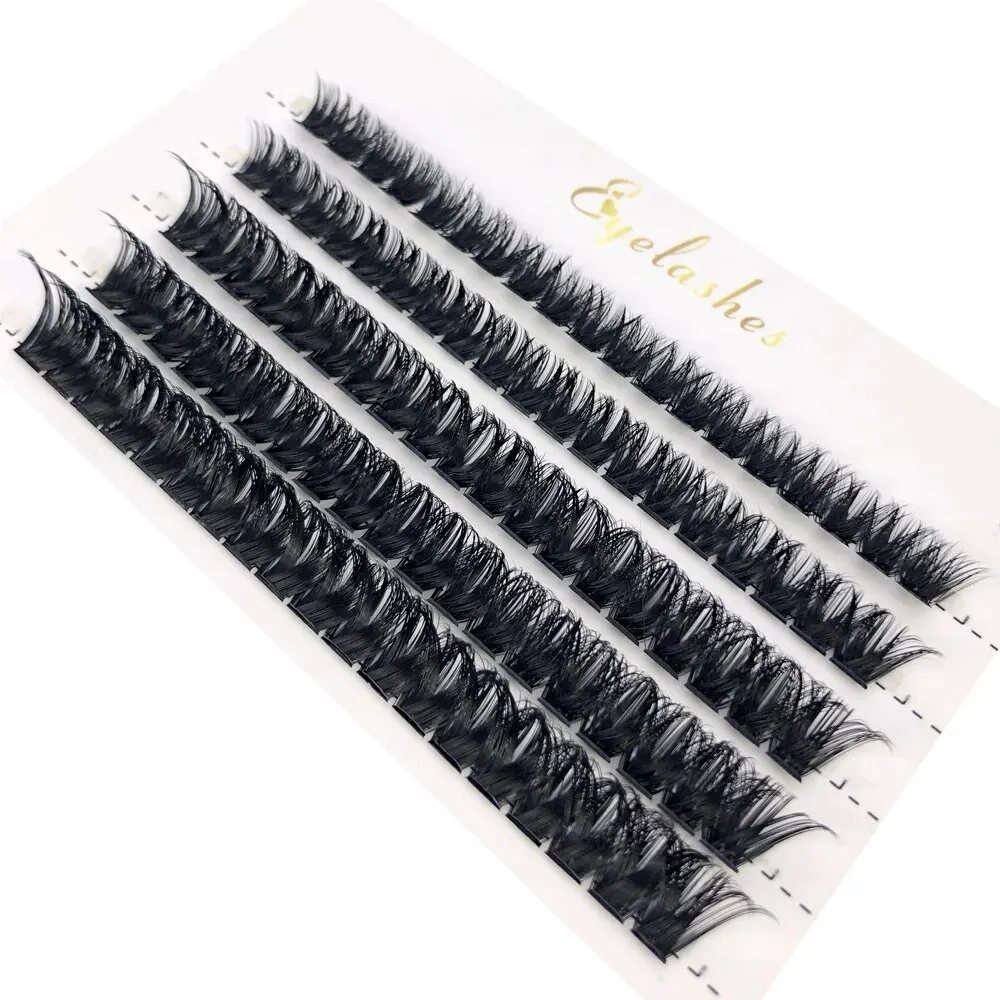 95/100Clusters Natural Eyelash Extension Thick 30D/40D/60D/80D Individual Eyelash Bunches Professional Faux Eye Lashes