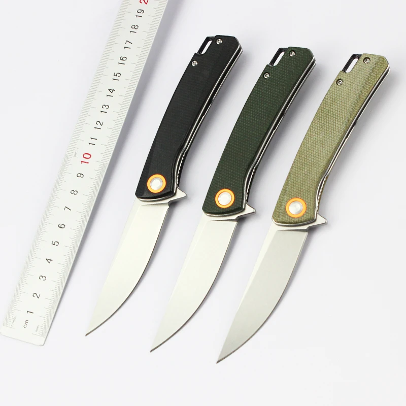 

GT959 Pocket Folding Knife 2024 D2 Steel Blade Outdoor Survival Hunting Knife Military Tactical Utility Mini Knives for Men Gife