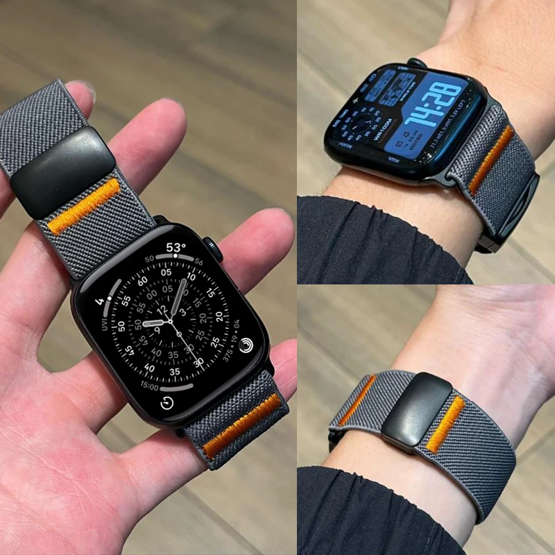 Magnetic Nylon Bracelet Strap