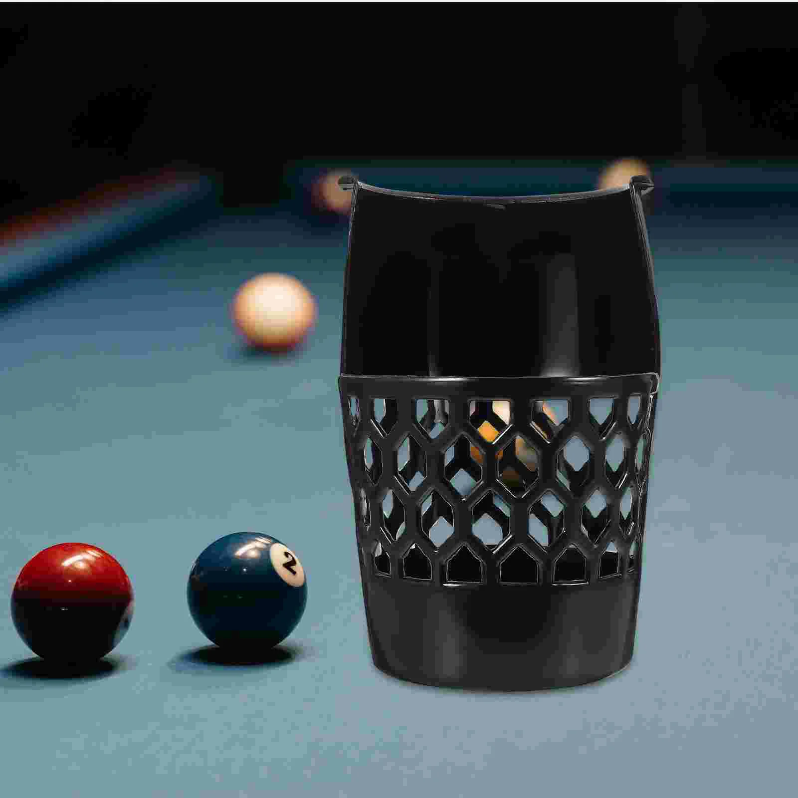 Durable Plastic Billiard Basket Sturdy Storage Holder Pool Table Accessory Sports Net Container Snooker Ball Bag
