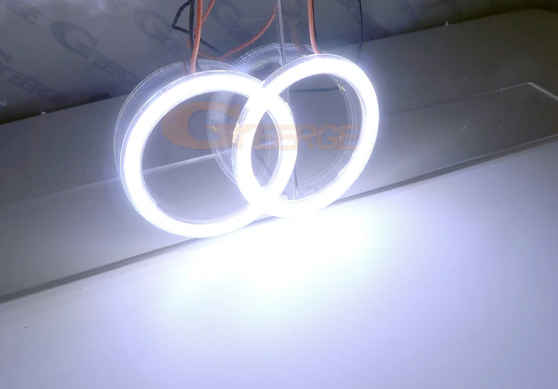 피아트 아바스 500 C 595 695 595C 695C 2007 - 2013 2014 2015용 우수한 주간 주행등 초고휘도 COB LED 엔젤 아이즈 키트 헤일로 링