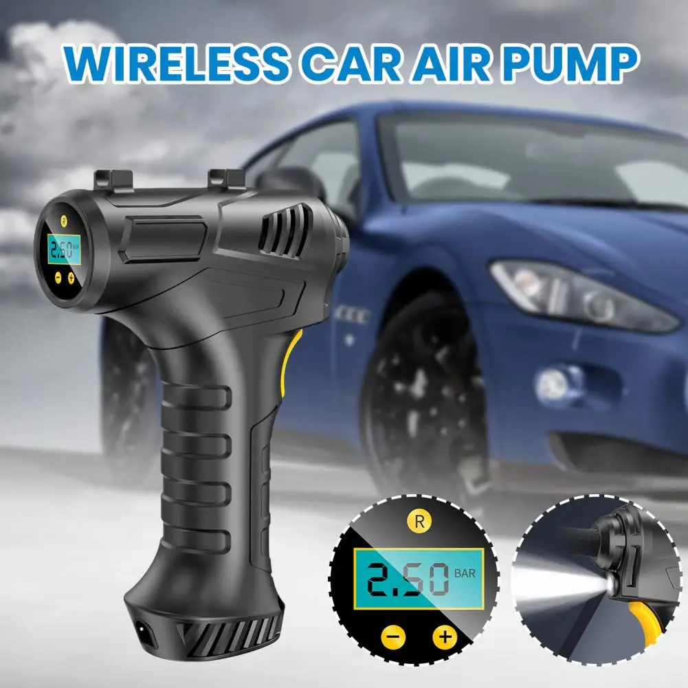 

Wireless Vehicle Inflatable Pump Portable Multi-Purpose Air Pump Portable Car Tire Pump for Cars Motorcycles Bicycles Supply