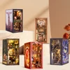 CUTEBEE Book Nook Kit DIY Doll House with LED Light Bookshelf Insert Eternal Bookstore Model Collection Series For Birthday Gift 1