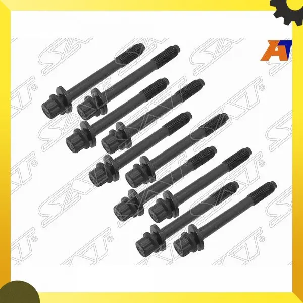 Болт ГБЦ (комплект) MITSUBISHI/HYUNDAI 4G64/4G63/4G69/G43P/G4JP SAT ST-117-0003 | Автомобили и мотоциклы