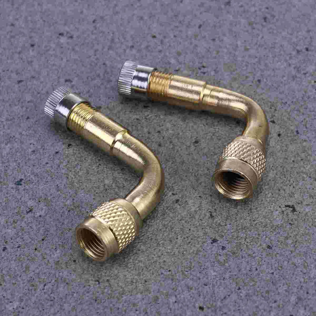 

Degree Brass Air Tyre Valve Schrader Valve Stem with Extension Adapter for Car Truck Motorcycle A20
