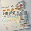 Scrapbooking Materials Washi Tape Dessert Food Deco Masking Tapes Calendar Stickers Diy Arts Crafts Album Journal Planner 5