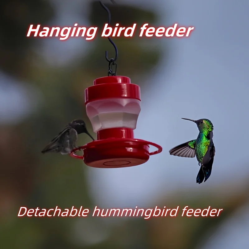 Bird Feeder Bird feeder with 8 hanging feeding ports Detachable Hummingbird feeder Suitable For Outdoor Garden And Courtyard