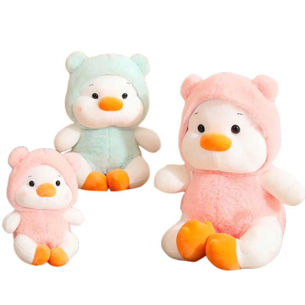 

Новинка креативная плюшевая кукла розовая зеленая Камелия утка Милая подушка для сна украшение для дивана украшение для дома для девочек детские подарки на день рождения