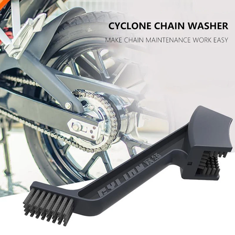 

Plastic Cleaning Brush Durable Chain Brush Car Accessories Bike Moto Brush Portable Motorcycle Chain Brush