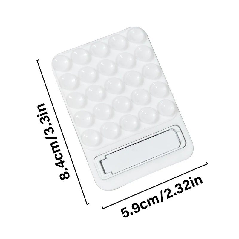 Multi-Functional Suction Cup Phone Stand with Silicone Cover