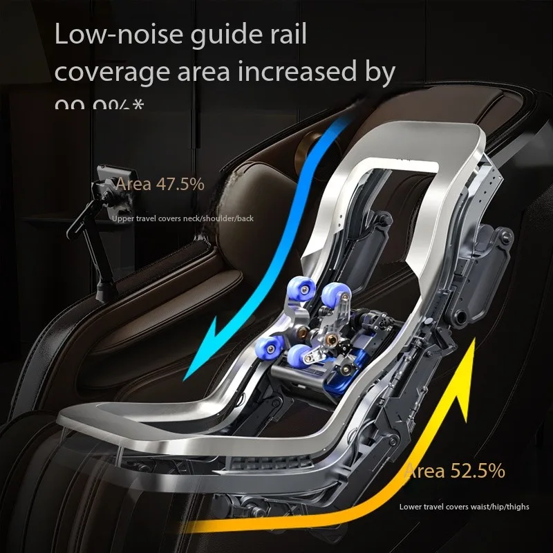 2025 Full Body Leather Heating Electric Massage Chair Zero Gravity Spa Cushion Foldable Airbags Portable Leisure Foot Arm 2025 Full Body Leather Heating Electric Massage Chair Zero Gravity Spa Cushion Foldable Airbags Portable Leisure Foot Arm - Image 5