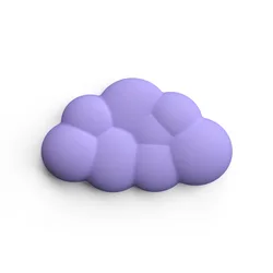 Ergonomic Soft Memory Foam Mouse Wrist Rest Cushion with Anti-Skid Base (Purple short)