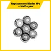 Replacement Cutter Head For Electric Shaver Razor For Men Beard Trimmer Wet and Dry 7D Floating Heads Blade 1/2/3/4pcs 1