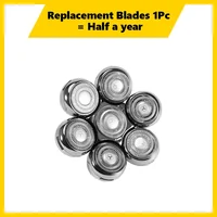 Replacement Cutter Head For Electric Shaver Razor For Men Beard Trimmer Wet and Dry 7D Floating Heads Blade 1/2/3/4pcs 1