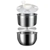 Salad Spinner Drainer Spin Dryer Washer Dehydrator Dewatering Washing Machine Fruit Vegetable Cleaner Tool Stainless Steel 1