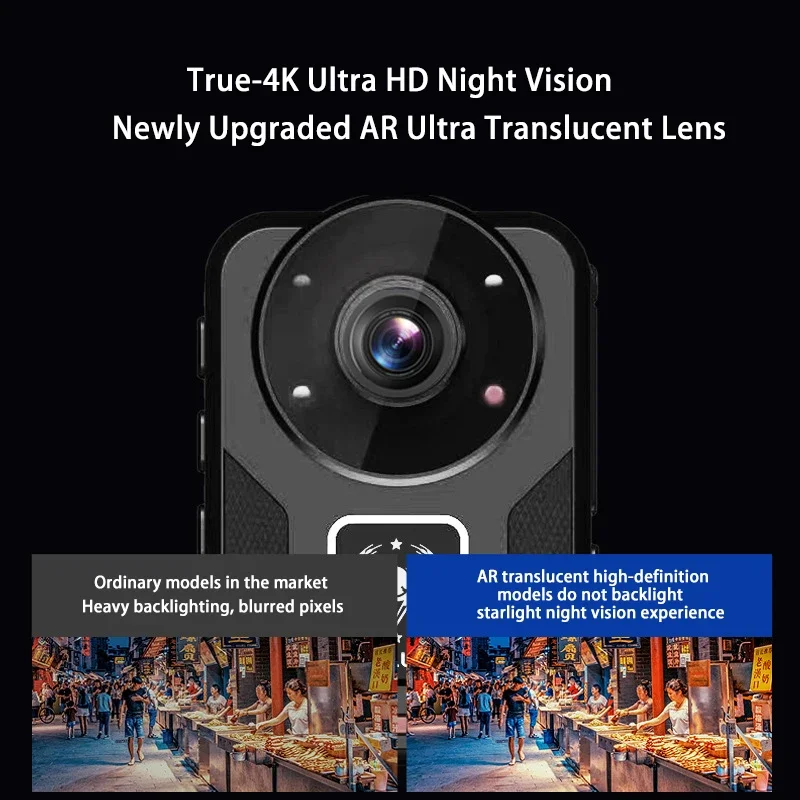 Mini Body Cam B20 HD 4K Body Camera Police Recorder Bodycam Chest Camera Camcorder Night Vision Loop Record Dash Camera 2