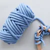 500G Thick Chunky Yarn Cored Cotton Wool Tube Yarn for DIY Blanket Hat Bulky Arm Roving Handwork Knitting Spin Yarn 5