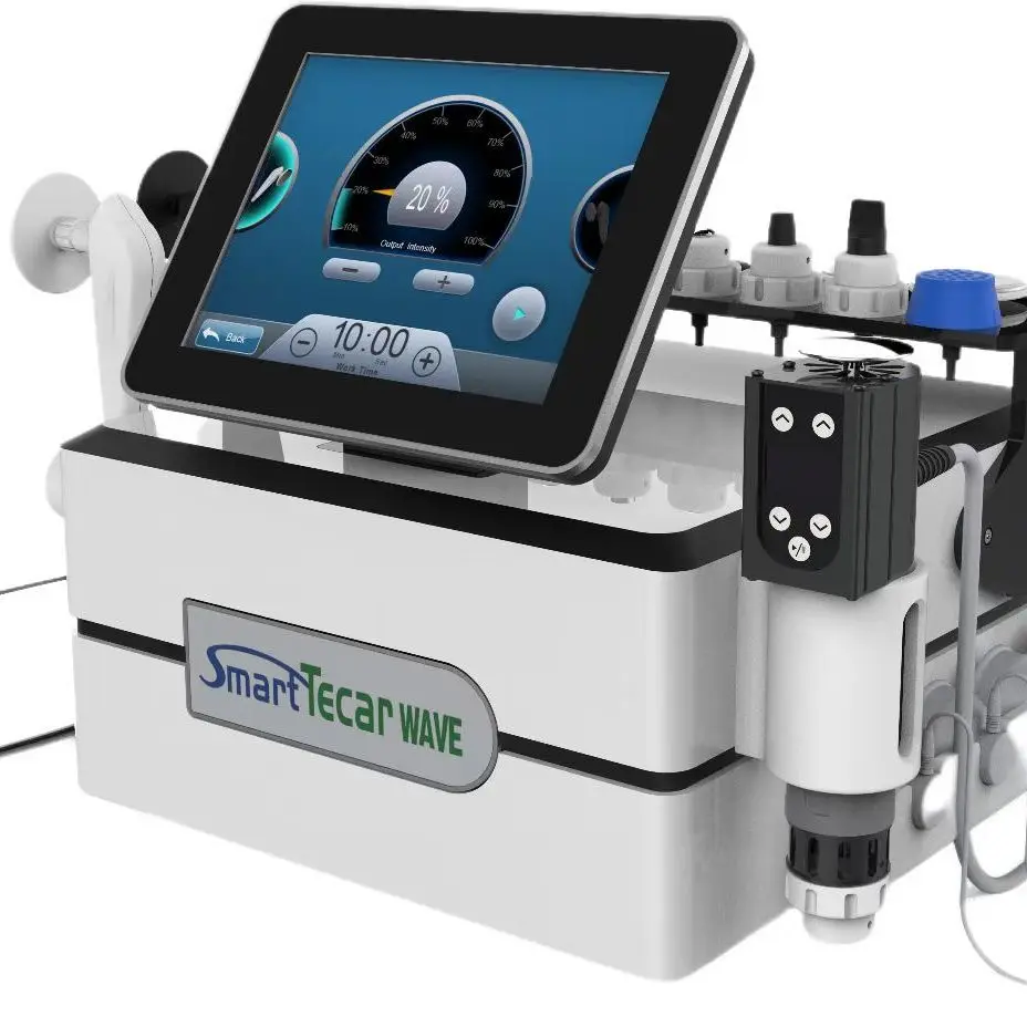 2023 Smart Tecar Wave Capacitivo Trasferimento Di Energia Resistivo Ems Shockwave 3 In 1 Attrezzatura Per Fisioterapia