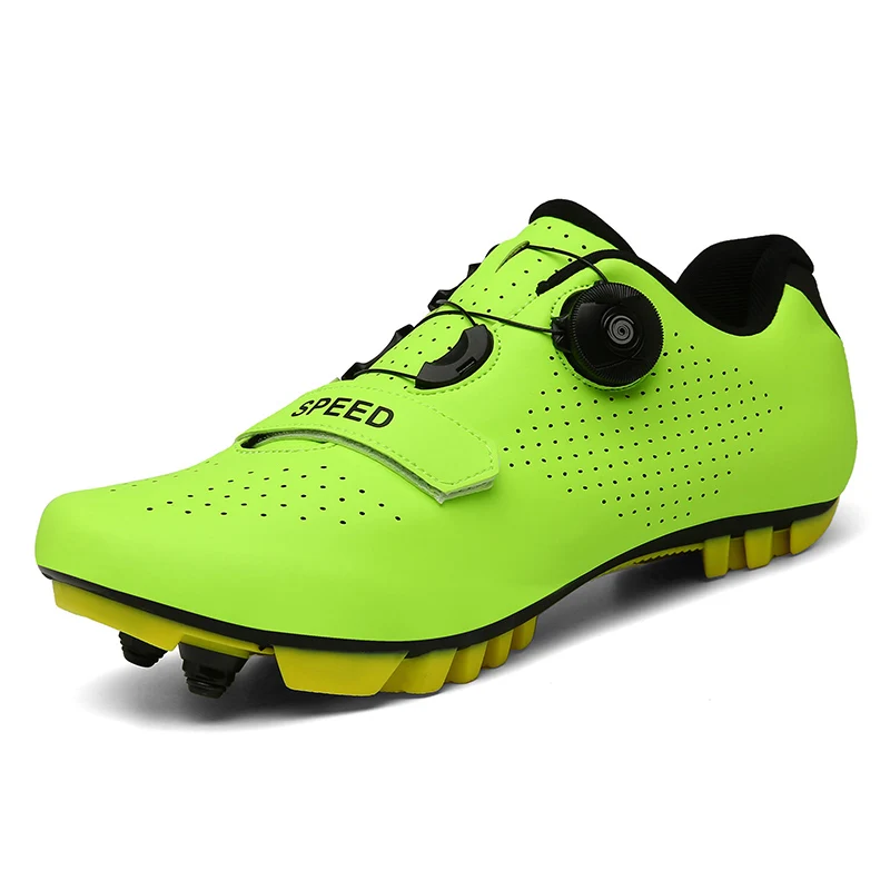 2023 Cycling Sneaker Mtb with Cleats Men Carbon Sports Speed Bike Shoes Women Mountain Racing Flat SPD Road Cycling Footwear