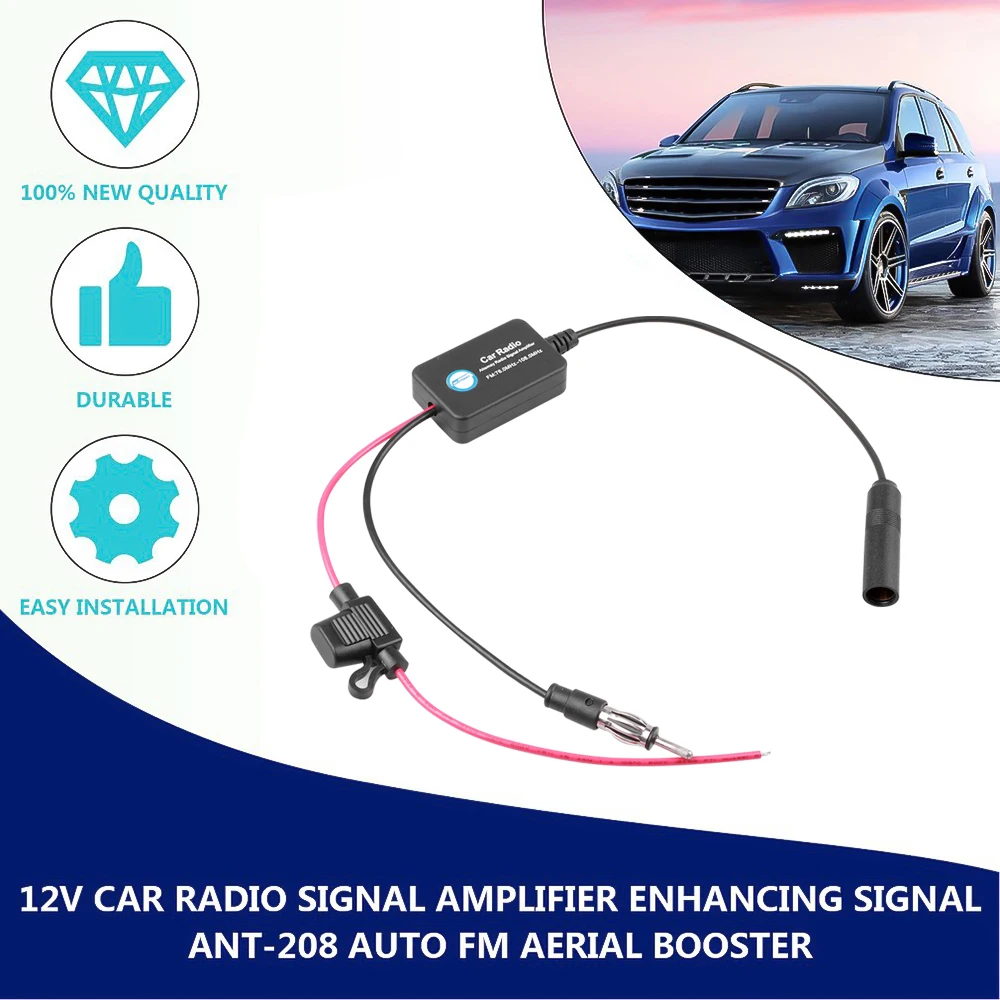 Amplificateur De Signal D'antenne D'autoradio Digital DAB + FM Amplificateur  De Signal Analogique - Temu Belgium