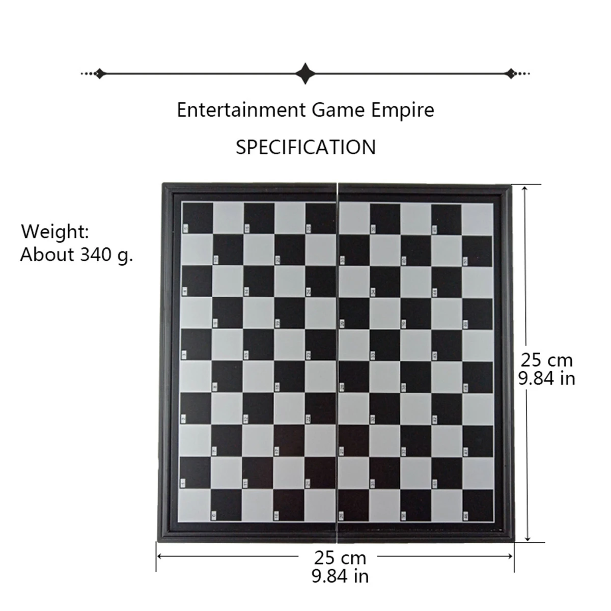Checkers Red And White Pieces 100 Magnetic Folding Board 25*25CM Board 40 Checkers Pieces Entertainment Game board game table games