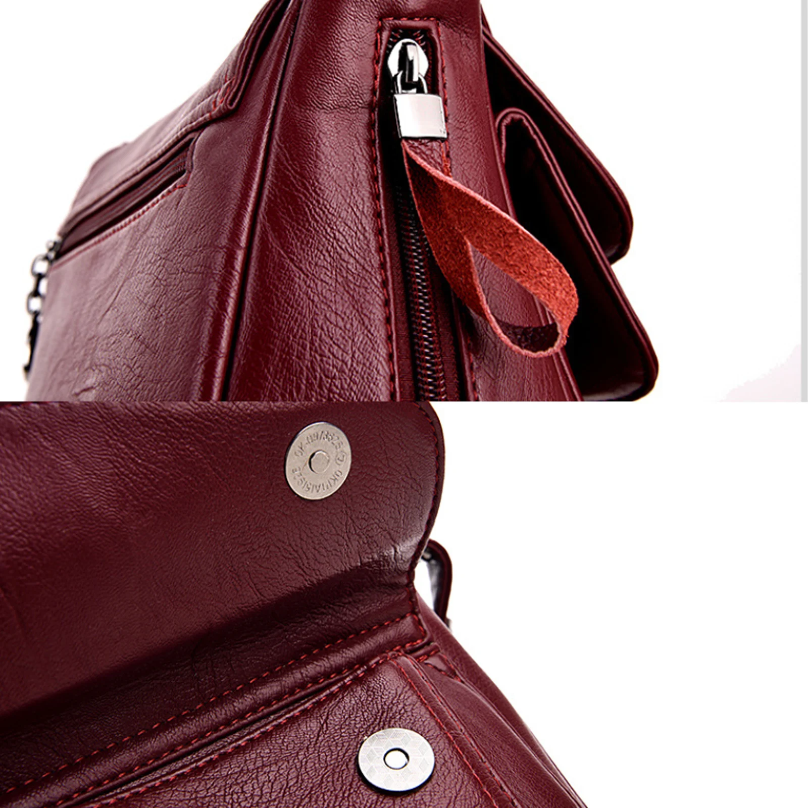 Vintage Soft Leather Shoulder Crossbody Bags for Women 2024 New Luxury Handbags Women Luxury Designer Messenger Bag Purses