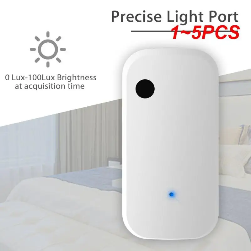 

1~5PCS Tuya WiFi Light Sensor Intelligent Home Illumination Sensor Linkage Control Brightness Sensor Illumination