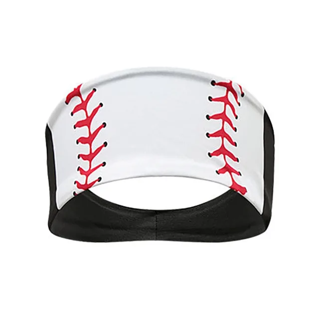 1 Piece of Sports Ball Pattern Headband Series with Elastic Material Style, Comfortable To Wear, Sweat Absorbing and Anti Slip 6