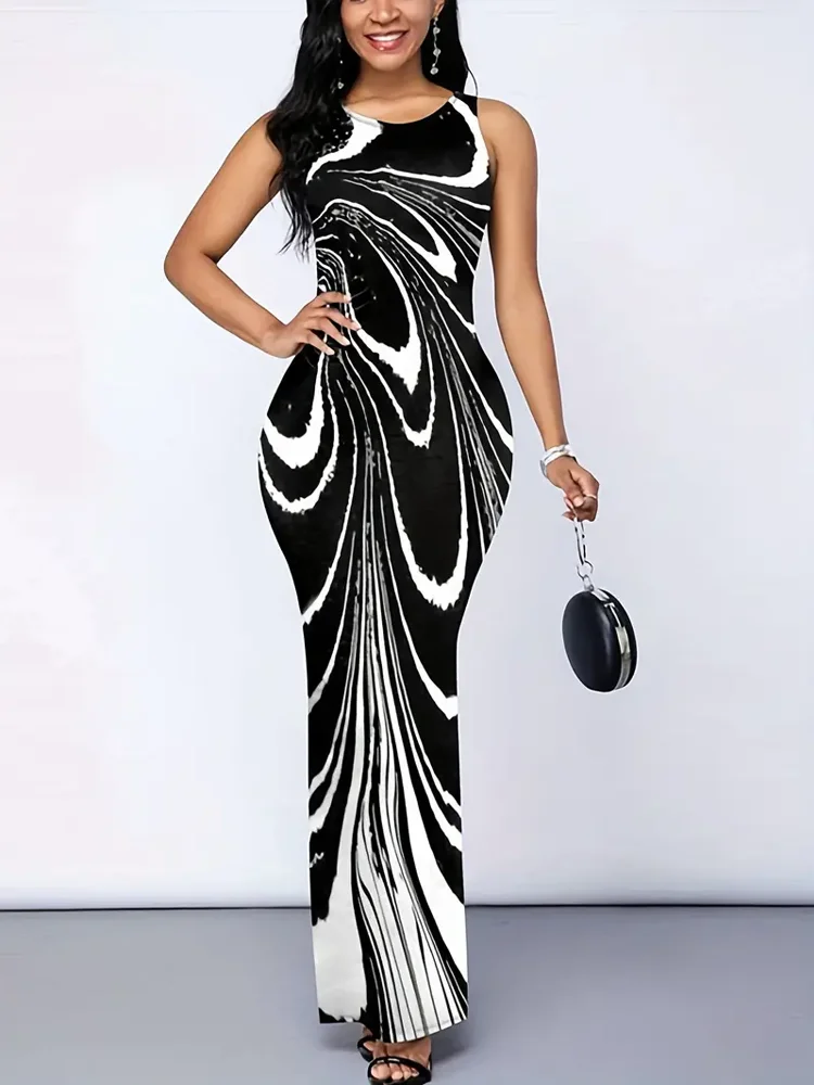 Maxi Abo Gotico Da Donna Con Spacco E Scollo All'americana - Design Punk - Foto 5