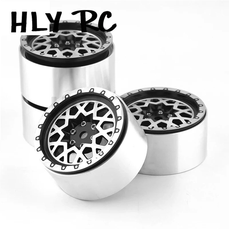 

RS 2/4 шт., металлический обод колеса 2,2 дюйма для радиоуправляемого гусеничного автомобиля Axial SCX10 RR10 1/10 AX10 Wraith 90053 90056 Rhino