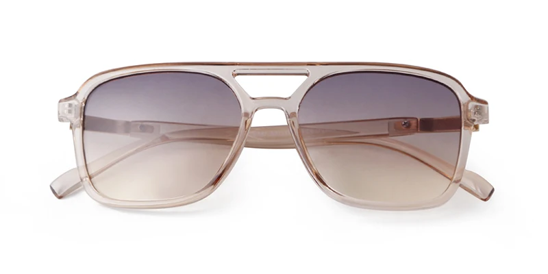 Trendy Big Pilot Sonnenbrille Frauen Männer Marke Design Vintage Braun Objektiv Schildkröte Shell Niet Rahmen Luftfahrt Shades Sonnenbrille UV – Detail 15